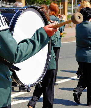 Trommler auf einem Schützenumzug. © Flexmedia - Fotolia.com