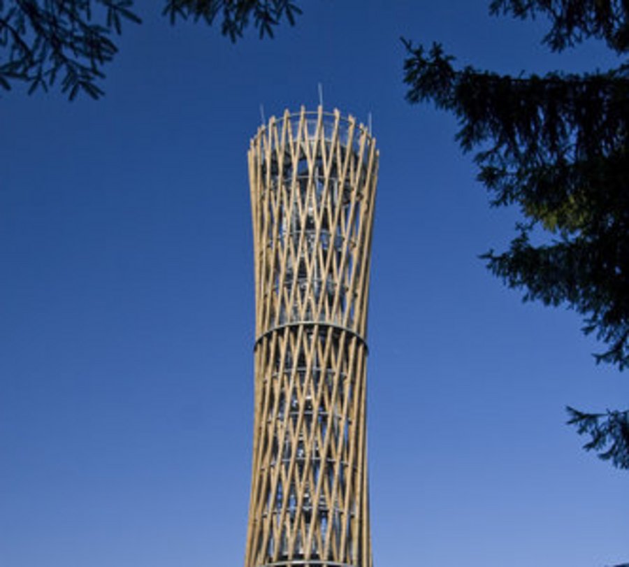 Der Lörmecke-Turm auf der Sauerland-Waldroute - Foto: Naturpark Arnsberger Wald