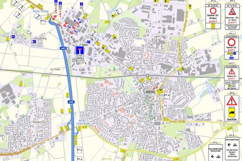 Umleitung Hammer Landstraße Umleitung Hammer Landstraße