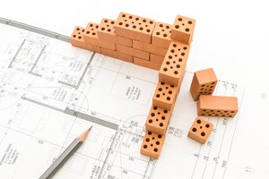 Bauphase lt. Planzeichnung - Konzept. Foto: © Stauke - Fotolia.com Baulasteintragung. Foto: © Stauke - Fotolia.com