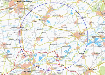 Überwachungszone Geflügelpest
