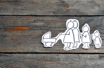 Strichmännchen-Familie. Symbolfoto: Judith Wedderwille/Kreis Soest