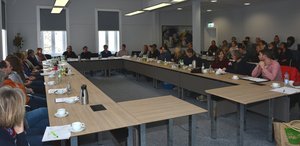 Teilnehmer*innen der Auftaktveranstaltung des 2. Durchgangs der "Qualifizierung zur Förderung rechenschwacher Kinder in der Grundschule" vom 23.01.2019 Teilnehmer*innen der Auftaktveranstaltung des 2. Durchgangs der "Qualifizierung zur Förderung rechenschwacher Kinder in der Grundschule" vom 23.01.2019. Foto: Anja Besse/Kreis Soest