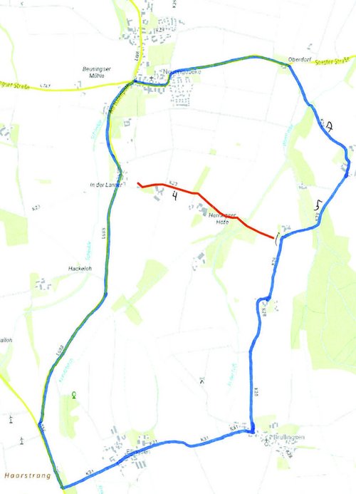 Karte K 23 Neuengeseke Karte K 23 Neuengeseke