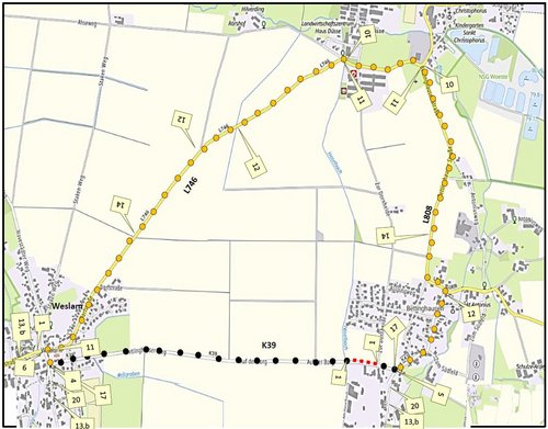 Karte Umleitung Karte Umleitung