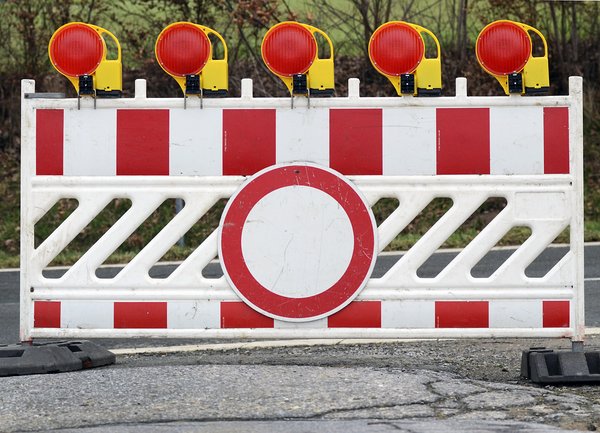 Umleitung ausgeschildert Umleitung ausgeschildert