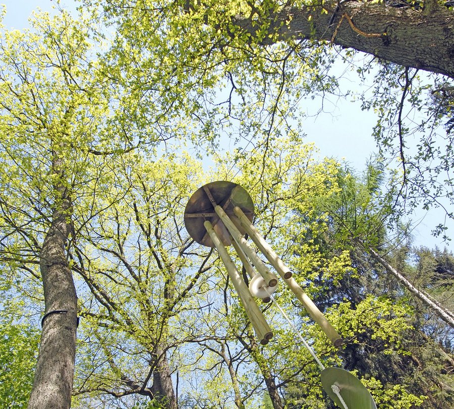 Klanginstallation im Klangwald - Foto: Thomas Weinstock / Kreis Soest