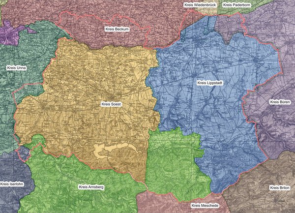 Kreisgrenzen Kreisgrenzen