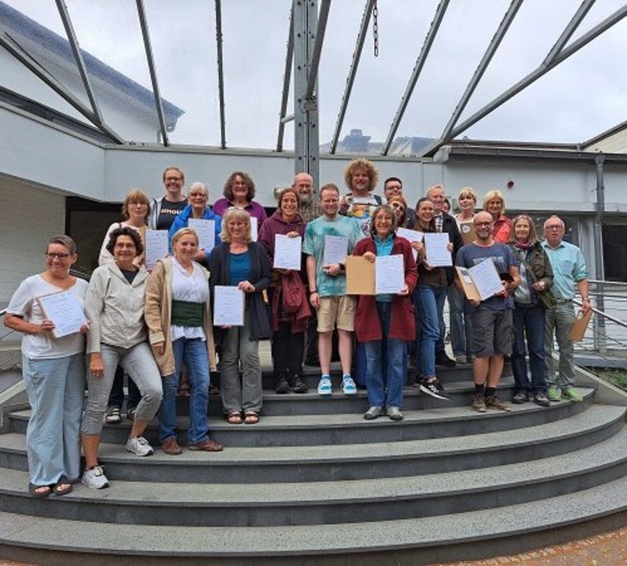 Die neuen Natur- und Landschaftsführer:innen © Team des LIZ