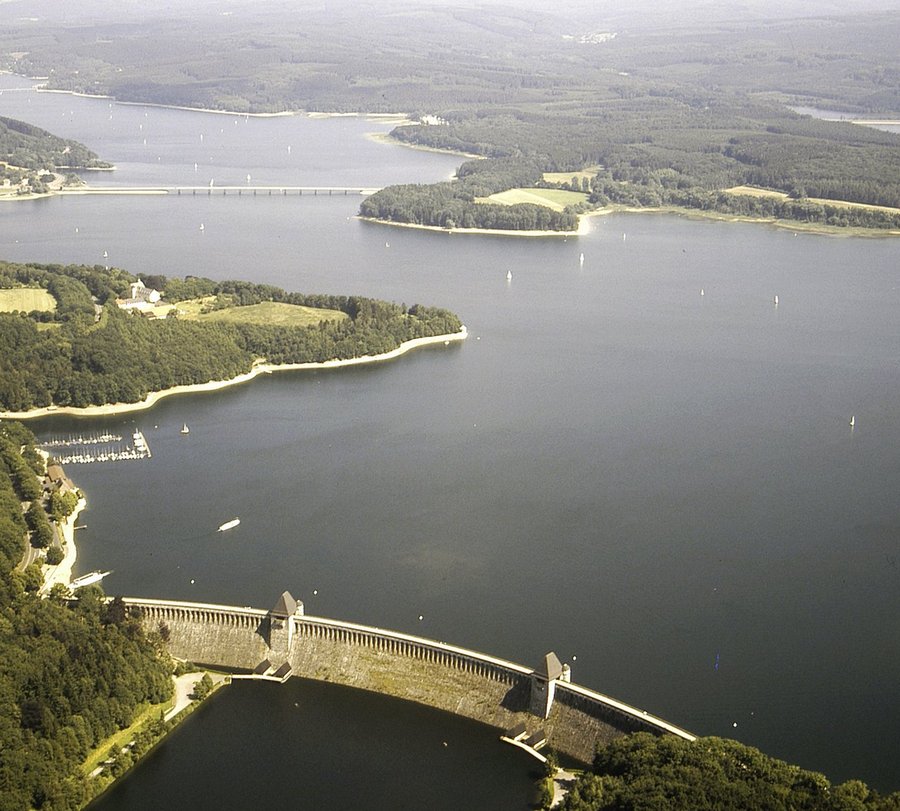 Luftaufnahme des Möhnesees. Foto: Schwabenflug