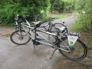 Ein Tandemrad - Foto: Naturpark Arnsberger Wald