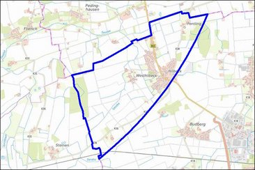 Karte Überwachungszone Werl