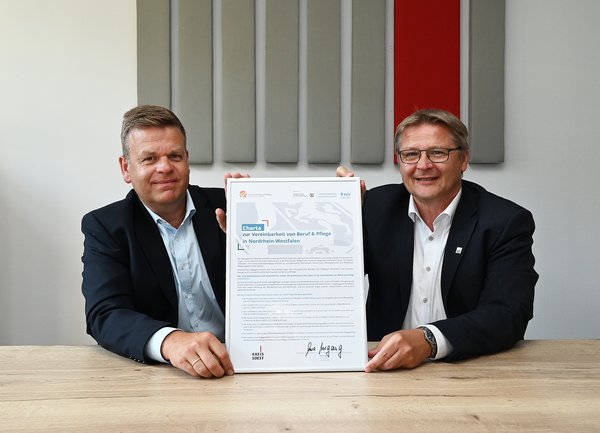 Staatssekretär Heidmeier und Kreisdirektor Topp Staatssekretär Heidmeier und Kreisdirektor Topp