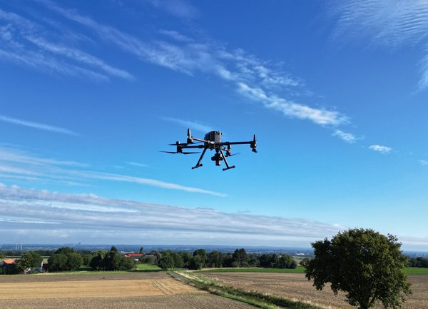 Drohne unterwegs