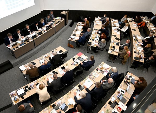 Blick ins Kreistagsplenum Blick ins Kreistagsplenum