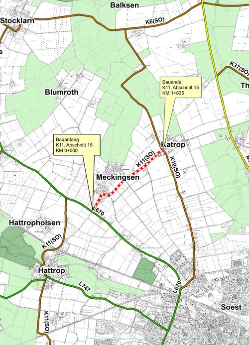 Karte Umleitung Karte Umleitung