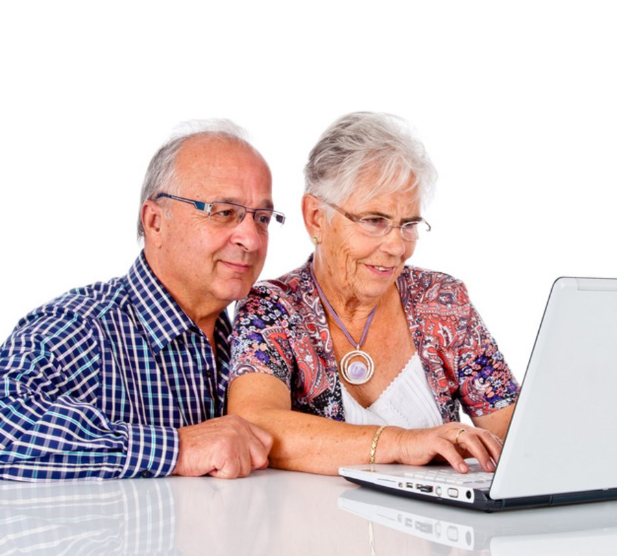 Suchendes Ehepaar am Laptop, Foto: © Ray - Fotolia.com